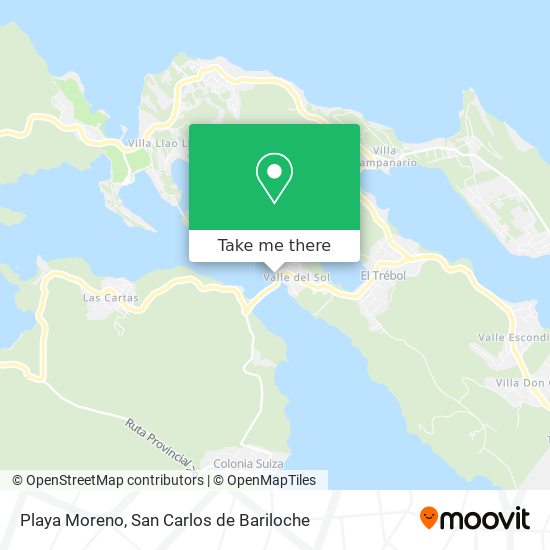 Playa Moreno map