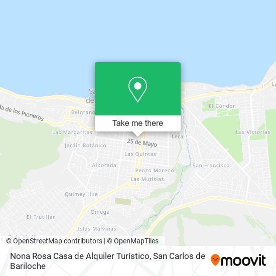 Mapa de Nona Rosa Casa de Alquiler Turístico