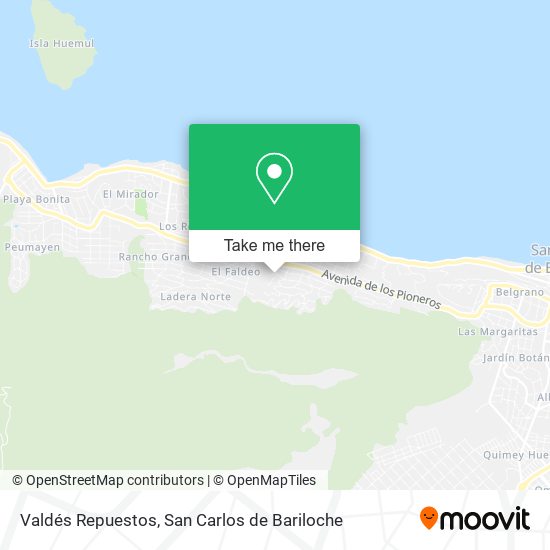 Valdés Repuestos map