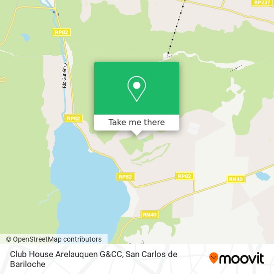 Mapa de Club House Arelauquen G&CC