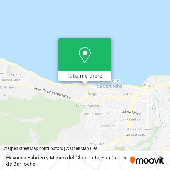 Havanna Fábrica y Museo del Chocolate map