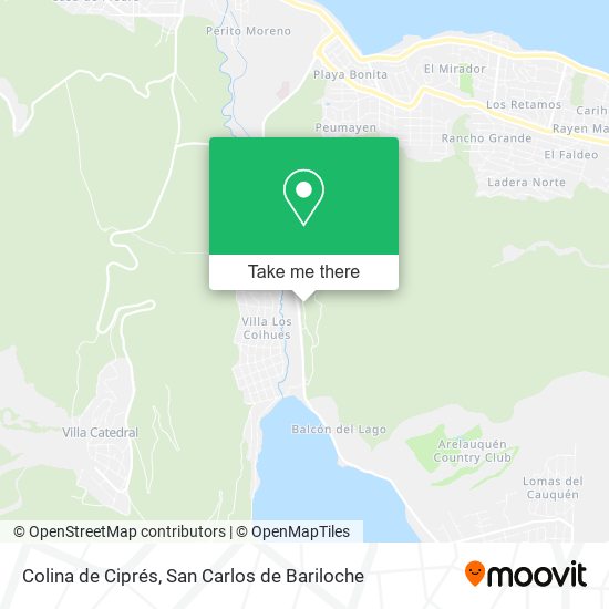 Colina de Ciprés map