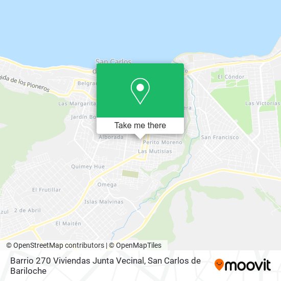 Mapa de Barrio 270 Viviendas Junta Vecinal