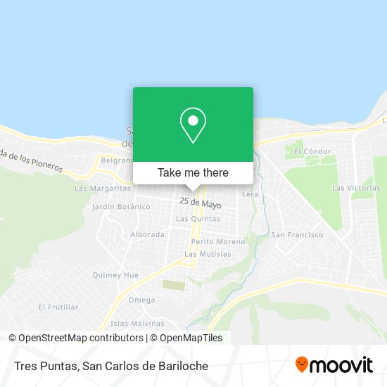 Mapa de Tres Puntas