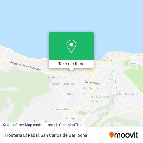 Mapa de Hostería El Radal