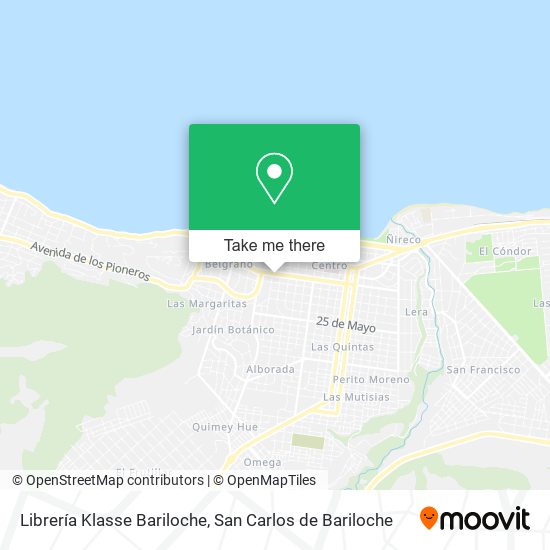 Librería Klasse Bariloche map