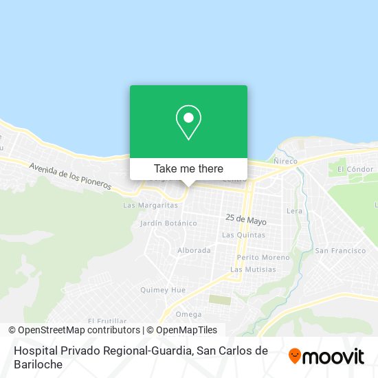 Hospital Privado Regional-Guardia map