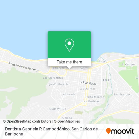 Dentista-Gabriela R Campodónico map