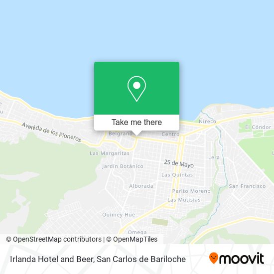 Mapa de Irlanda Hotel and Beer