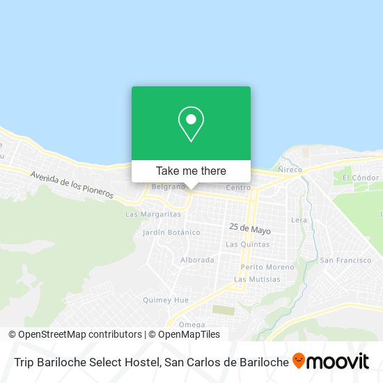 Trip Bariloche Select Hostel map
