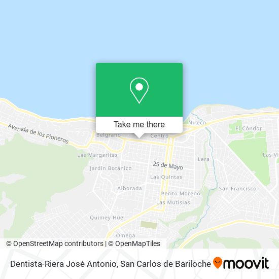 Mapa de Dentista-Riera José Antonio