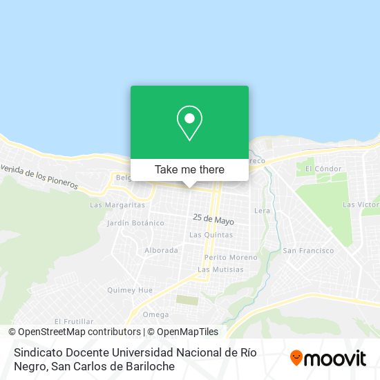 Sindicato Docente Universidad Nacional de Río Negro map