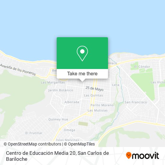 Mapa de Centro de Educación Media 20