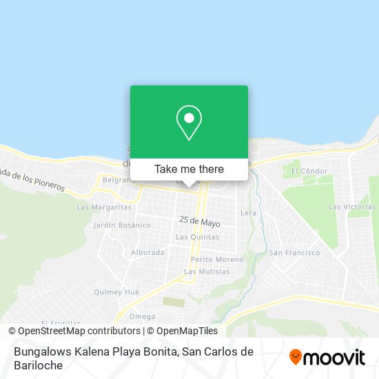 Bungalows Kalena Playa Bonita map