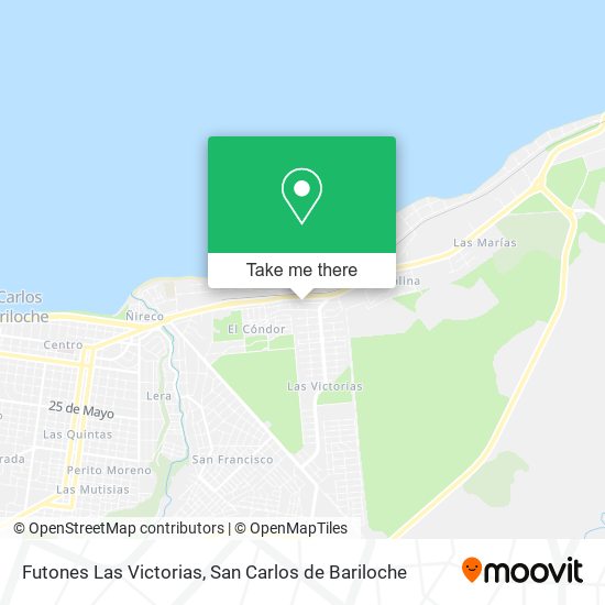 Futones Las Victorias map