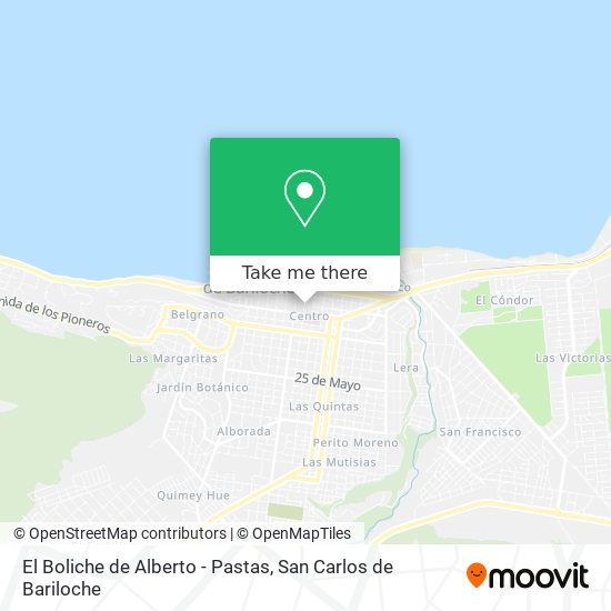 El Boliche de Alberto - Pastas map