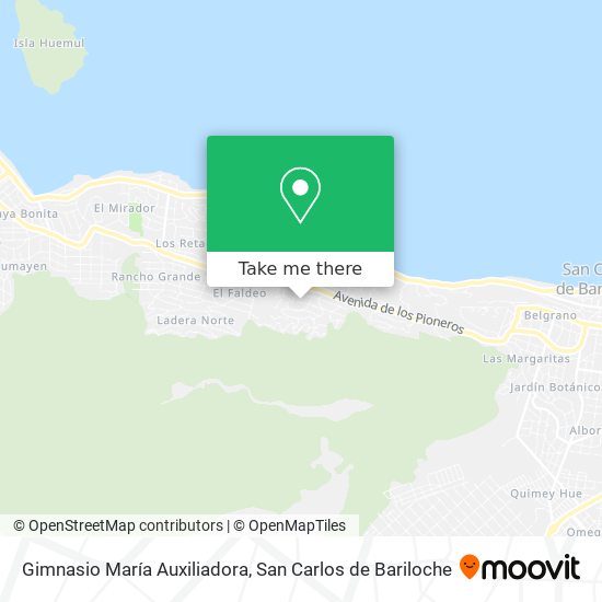 Mapa de Gimnasio María Auxiliadora