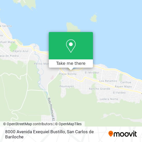 Mapa de 8000 Avenida Exequiel Bustillo