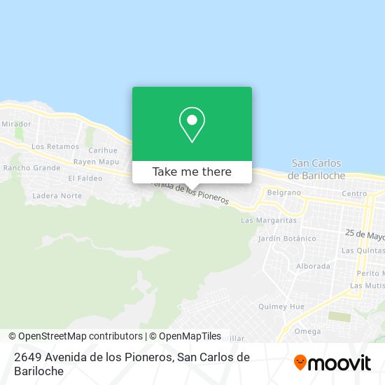 2649 Avenida de los Pioneros map