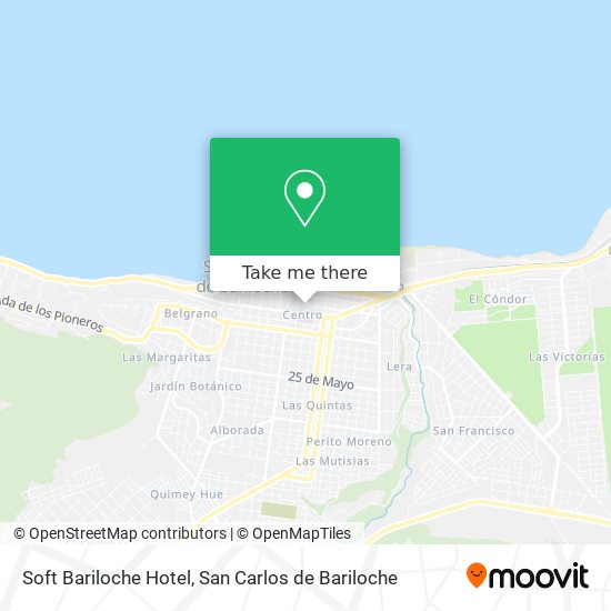 Soft Bariloche Hotel map