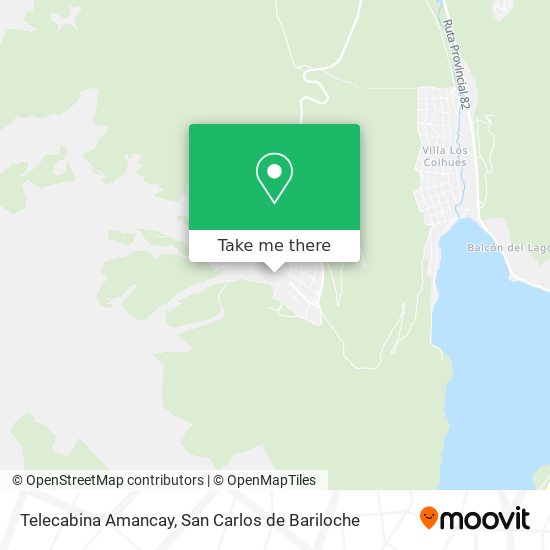 Mapa de Telecabina Amancay