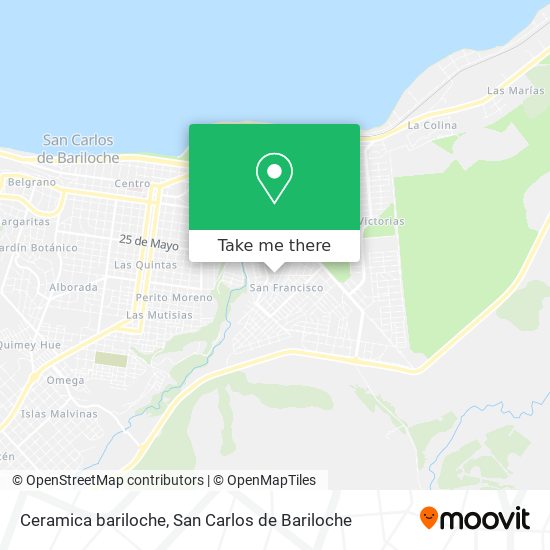 Ceramica bariloche map