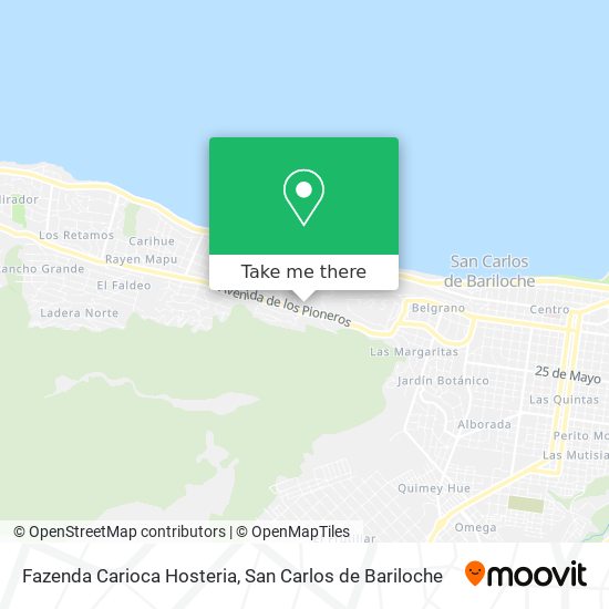 Fazenda Carioca Hosteria map