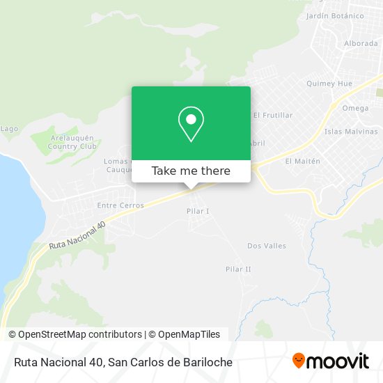 Ruta Nacional 40 map