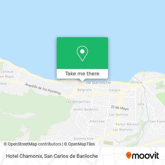 Mapa de Hotel Chamonix