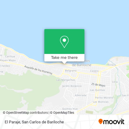 Mapa de El Paraje