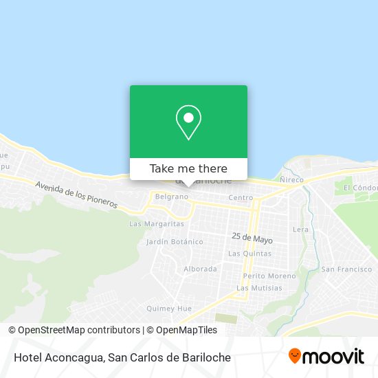 Mapa de Hotel Aconcagua