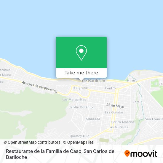 Restaurante de la Familia de Caso map