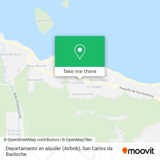Departamento en alquiler (Airbnb‎) map