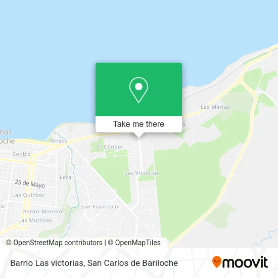 Barrio Las victorias map