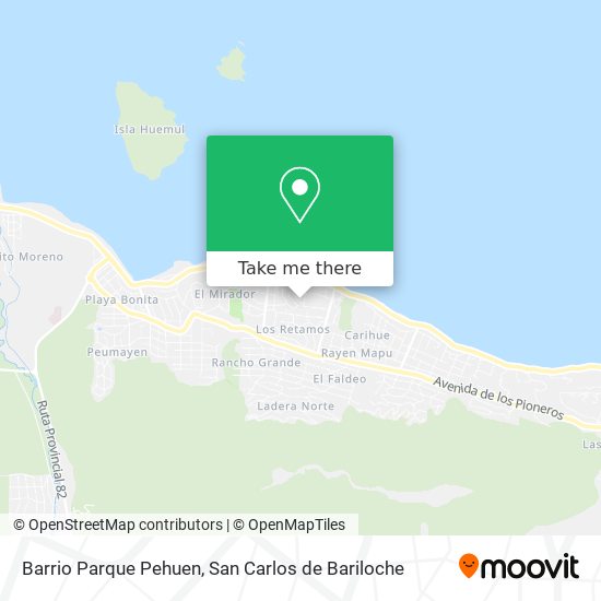 Barrio Parque Pehuen map