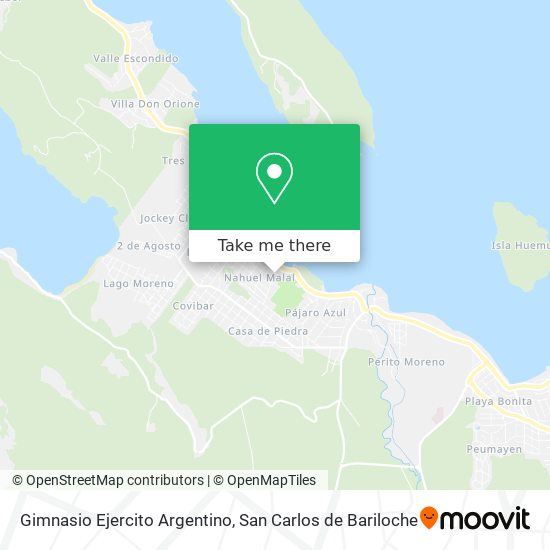 Gimnasio Ejercito Argentino map