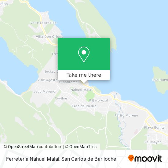 Mapa de Ferretería Nahuel Malal