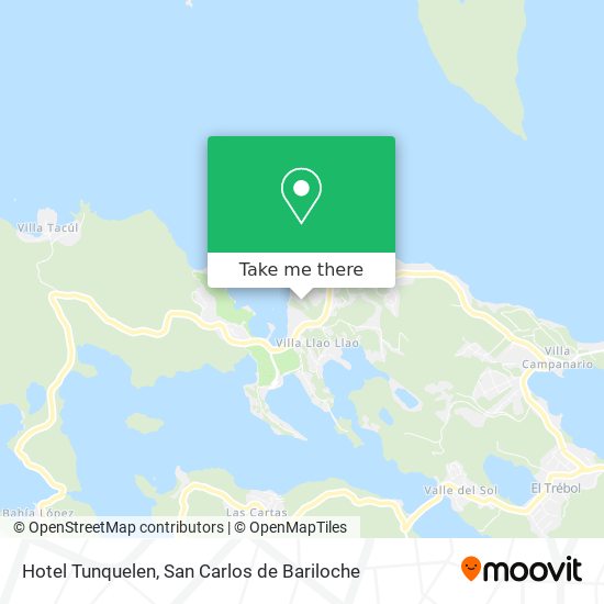 Hotel Tunquelen map