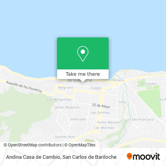 Andina Casa de Cambio map