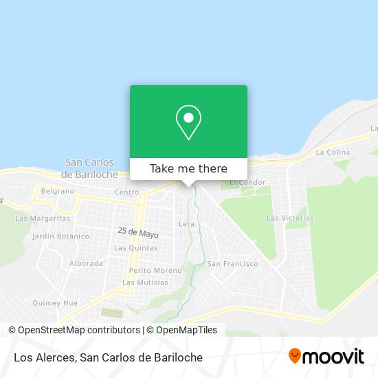 Mapa de Los Alerces