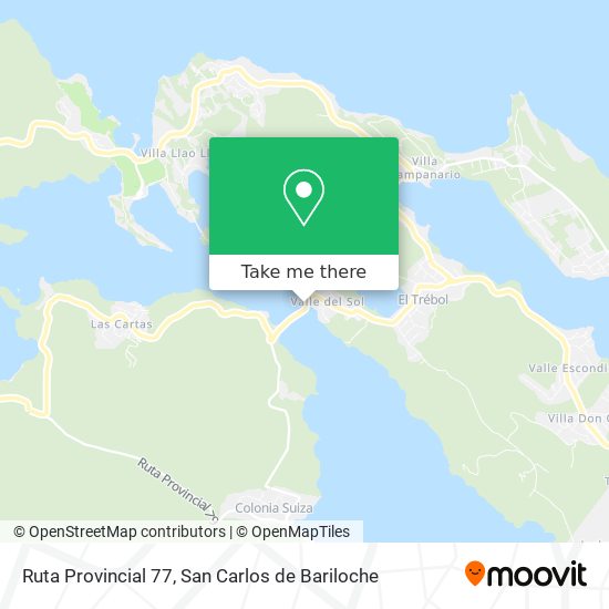 Ruta Provincial 77 map