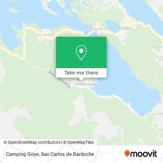 Camping Goye map