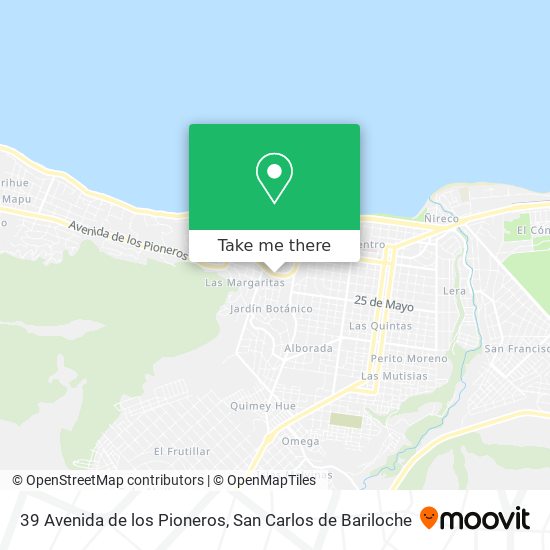 Mapa de 39 Avenida de los Pioneros
