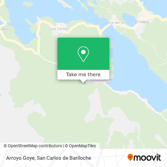 Arroyo Goye map
