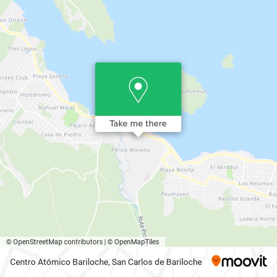 Centro Atómico Bariloche map