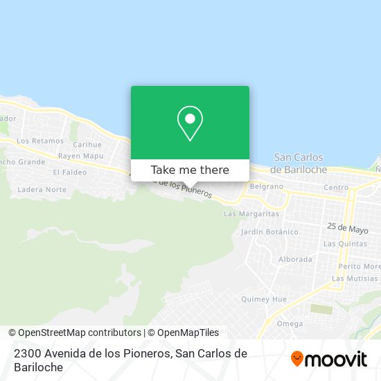 Mapa de 2300 Avenida de los Pioneros