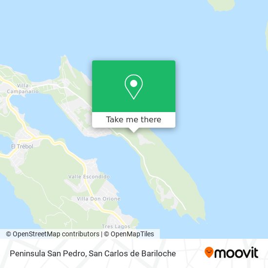 Peninsula San Pedro map