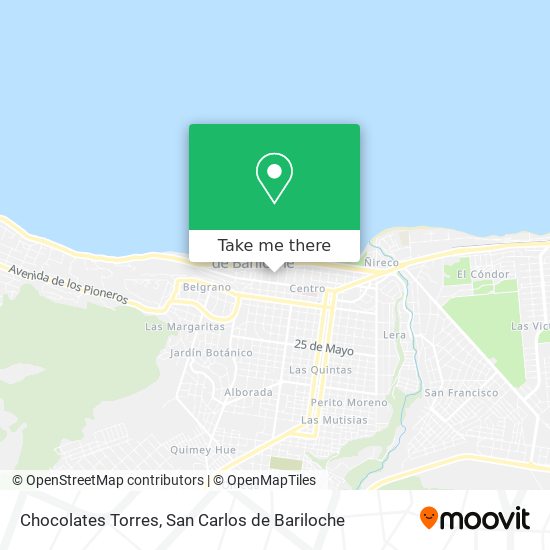 Mapa de Chocolates Torres