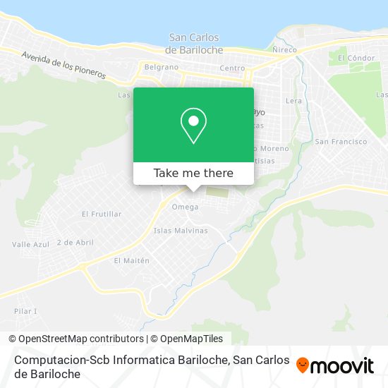 Computacion-Scb Informatica Bariloche map