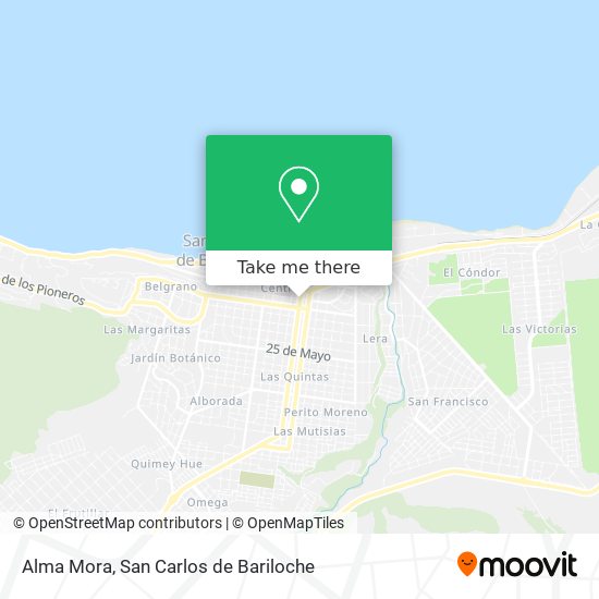 Alma Mora map
